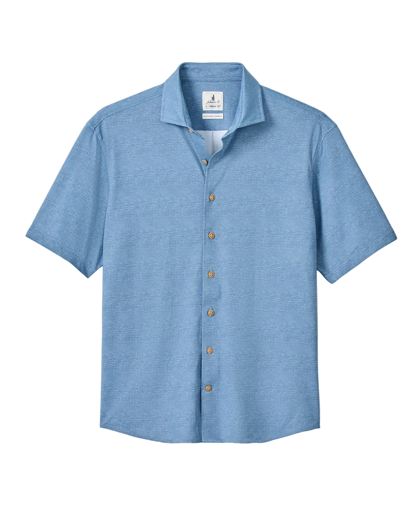 Breck Printed Solid Knit Button Down Shirt