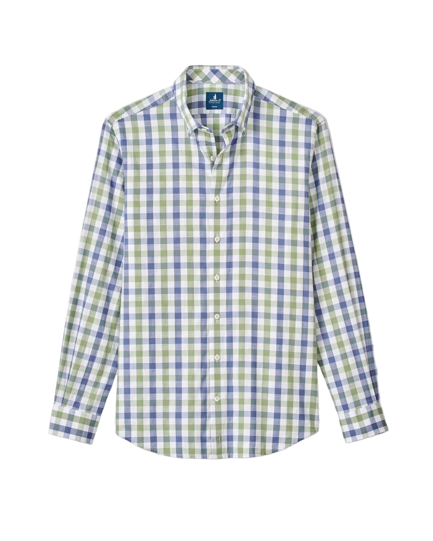 Slub Cotton Button Down Shirt - Candler Exploded Check