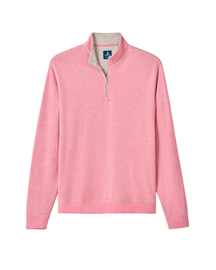 Hanks Lightweight Textured 1/4 Zip Pullover Berry