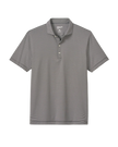 Lyndonn Stripe Performance Jersey Polo Black Seal