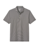 Lyndonn Stripe Performance Jersey Polo Black Seal