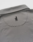 Lyndonn Stripe Performance Jersey Polo Black Seal