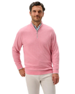 Hanks Lightweight Textured 1/4 Zip Pullover Berry