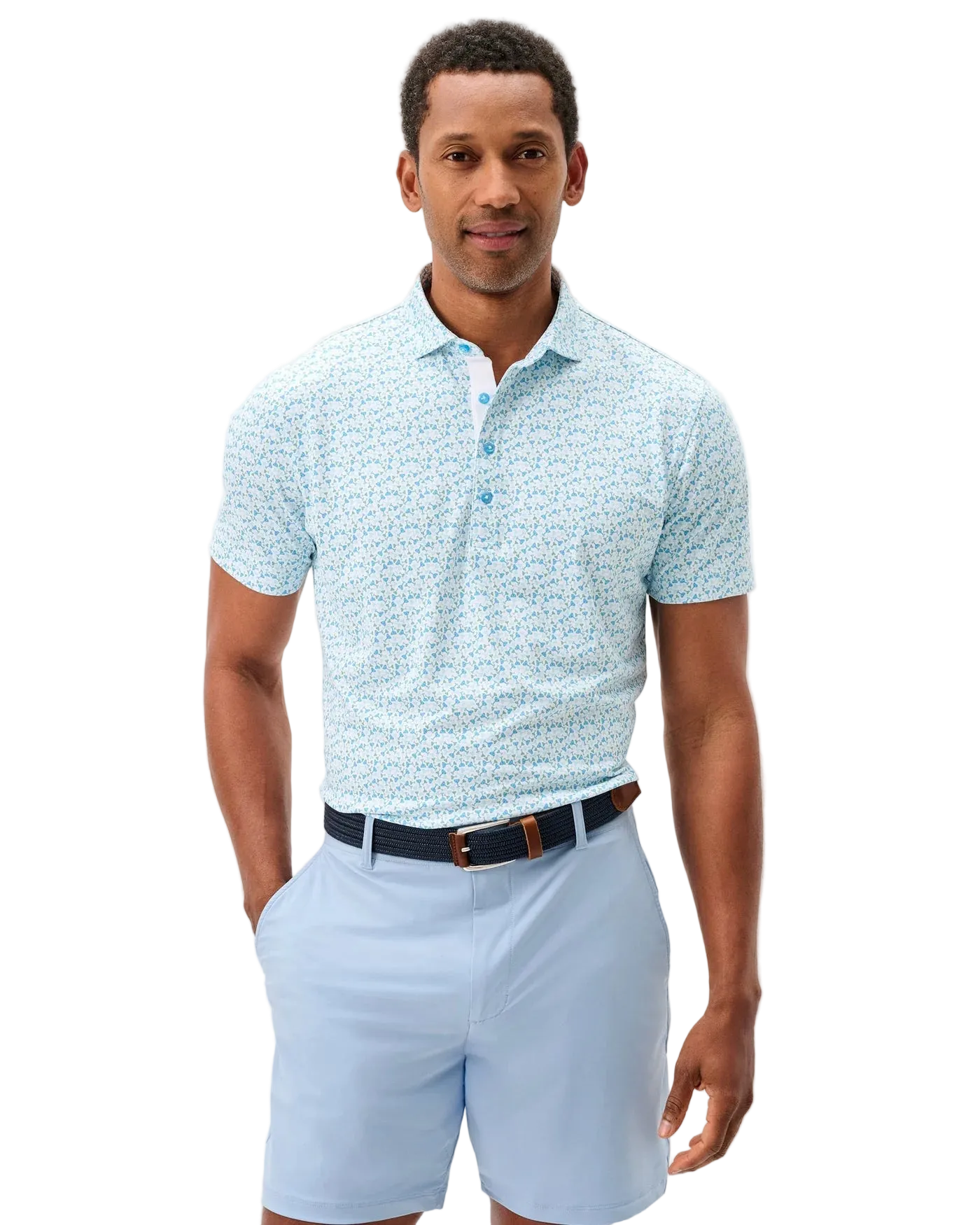 Cocktail Time Performance Mesh Polo