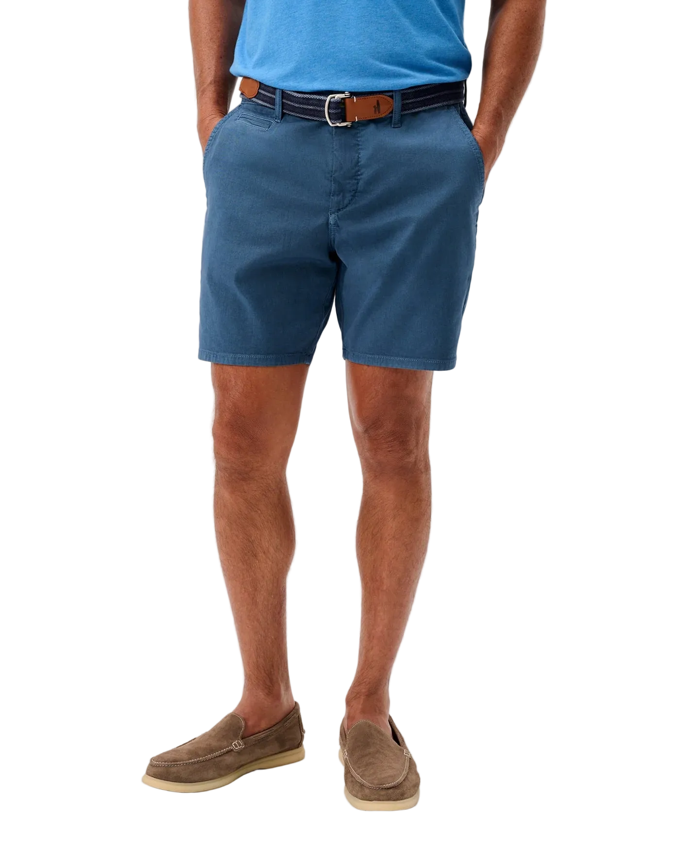 Nassau Cotton Blend Shorts Wake