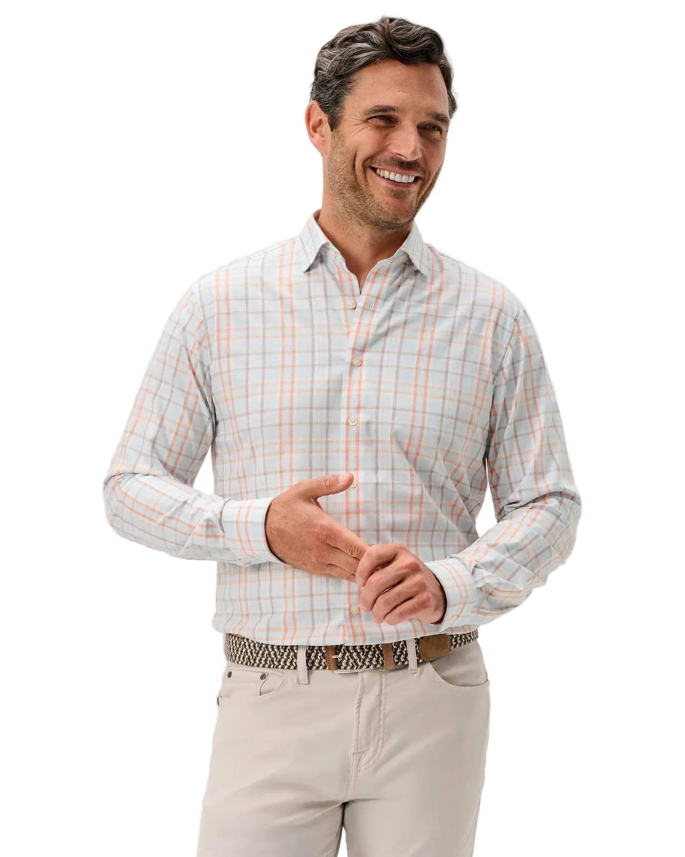 Everyday Performance Button Down Shirt Texel Plaid