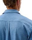 Breck Printed Solid Knit Button Down Shirt