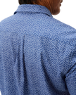 Cotton Blend Short Sleeve Button Down Shirt