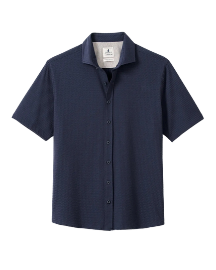 Surfsucker Knit Button Down Shirt