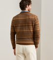Saddle Fairisle Crewneck Sweater