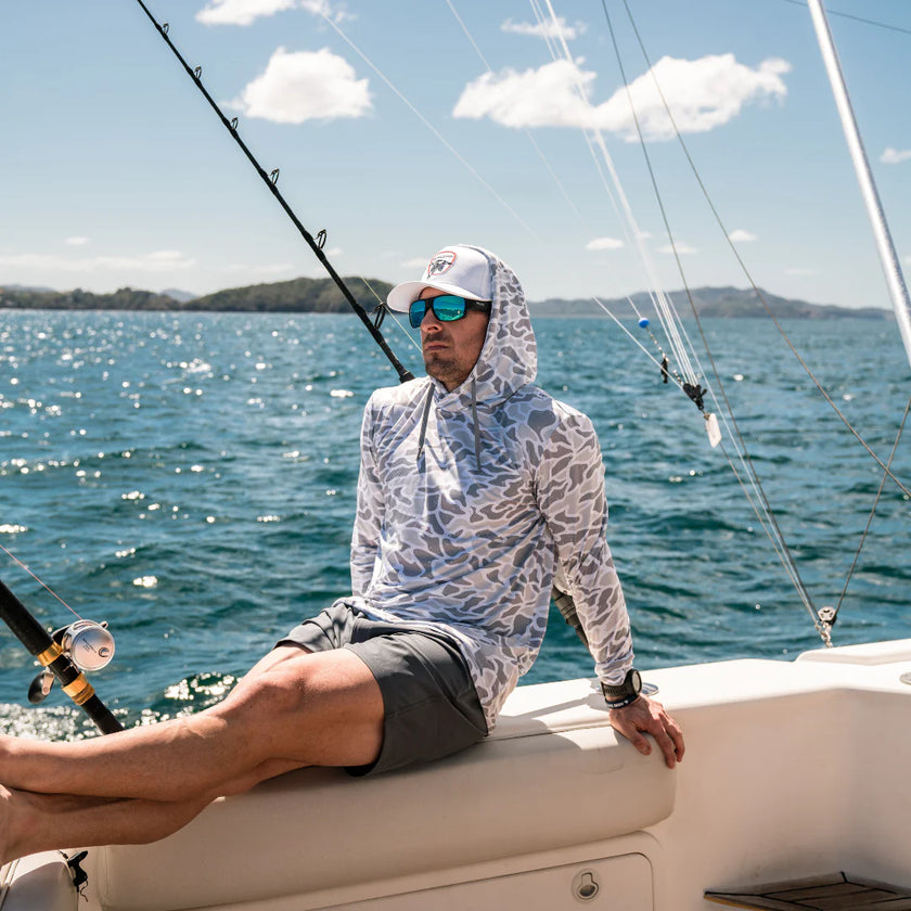 White Camo Performance Hoodie
