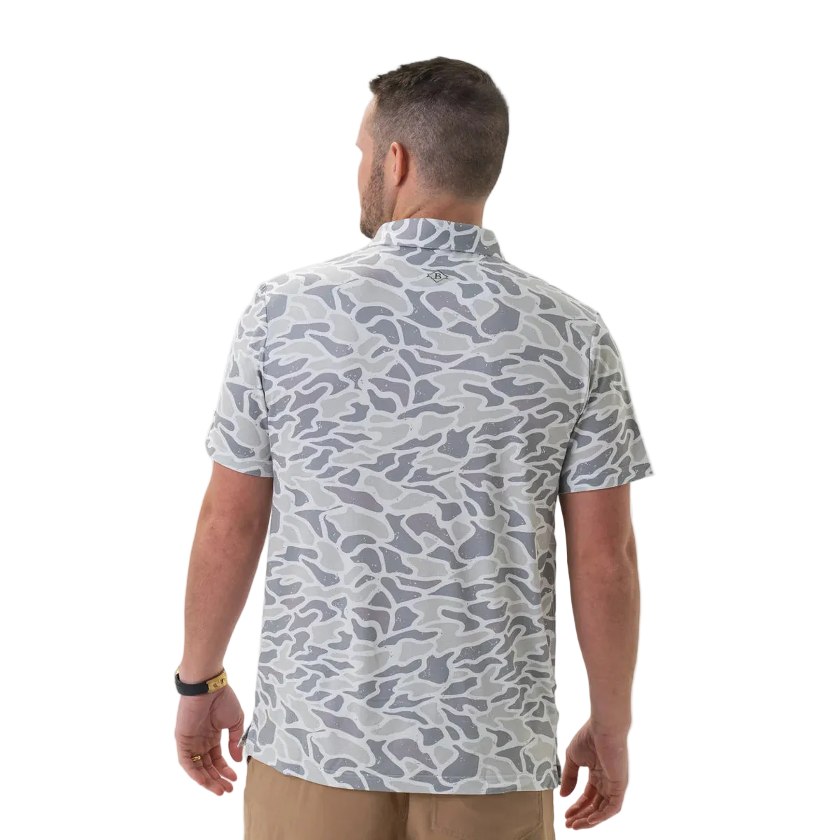 White Camo Performance Polo