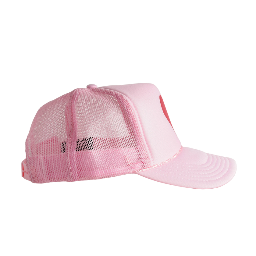 Limited Edition Heart Trucker Hat - Pink | Valentine's Day