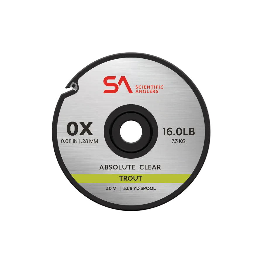 Absolute Clear Trout Tippet 30M