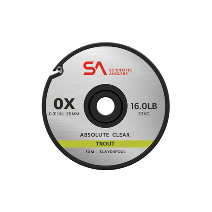 Absolute Clear Trout Tippet 30M