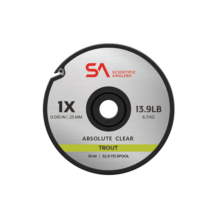 Absolute Clear Trout Tippet 30M