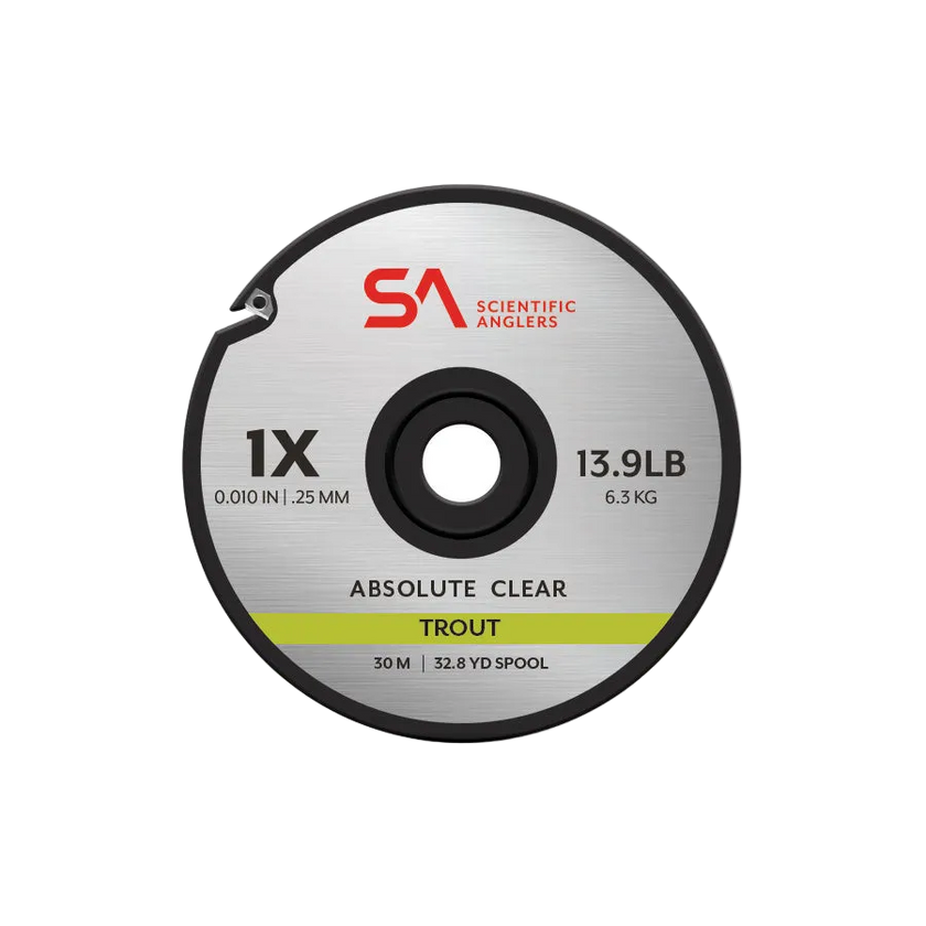 Absolute Clear Trout Tippet 30M
