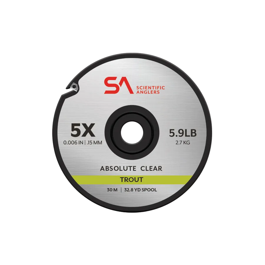 Absolute Clear Trout Tippet 30M