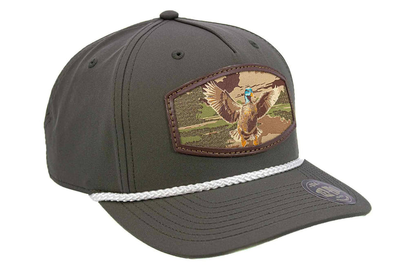Mallard Woven Patch Rope Hat.