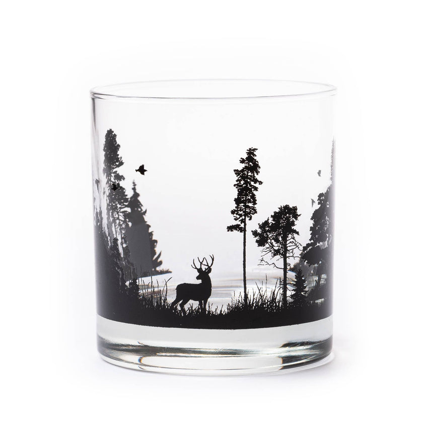 Forest Animals Whiskey Glasses