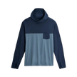 Bamboo Hybrid Hoodie True Navy/ Blue Fog