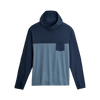 Bamboo Hybrid Hoodie True Navy/ Blue Fog