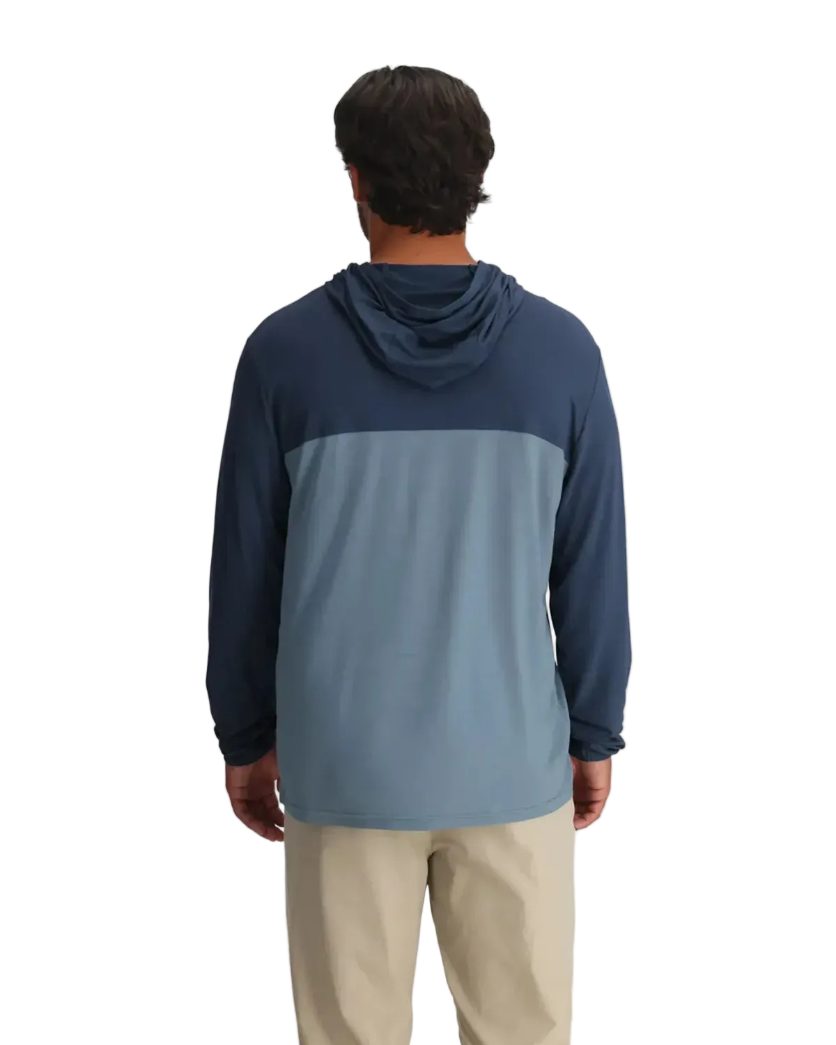 Bamboo Hybrid Hoodie True Navy/ Blue Fog
