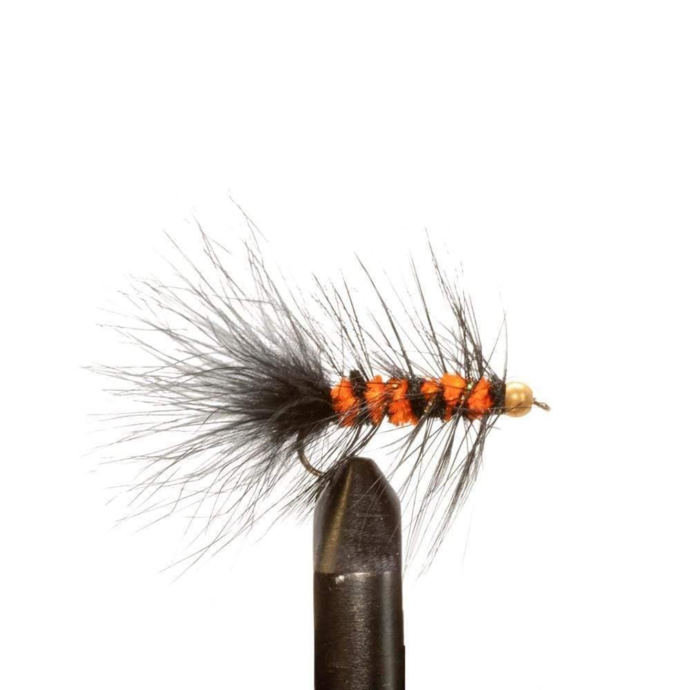 Beadhead Black/ Orange Wooly Bugger