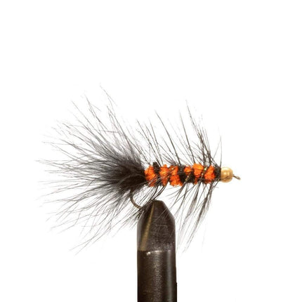 Beadhead Black/ Orange Wooly Bugger