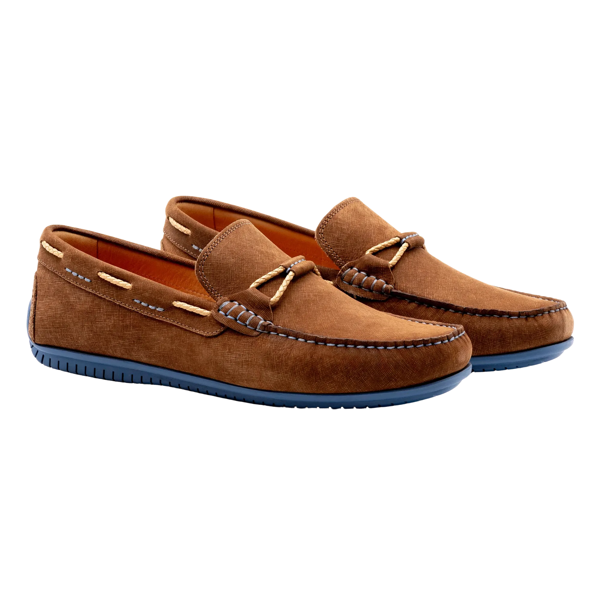 Bermuda Nubuck Braided Bit Loafers - Bark