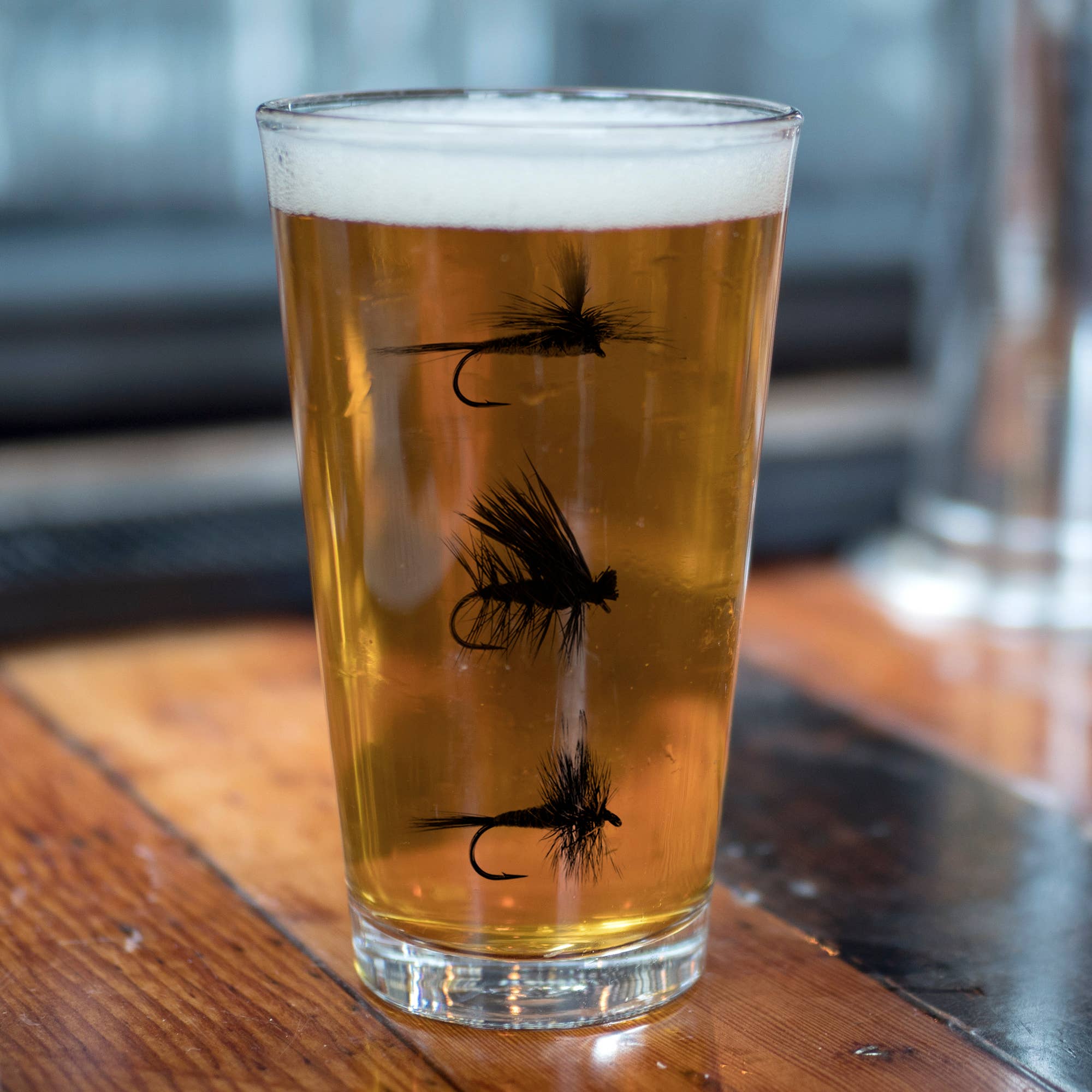 Fly Fishing Flies Pint Glasses