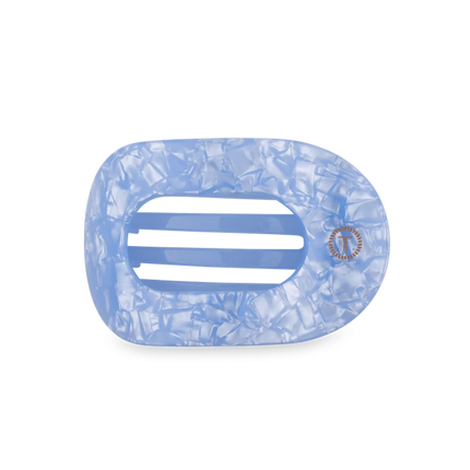 Blue Lagoon Flat Round Hair Clip