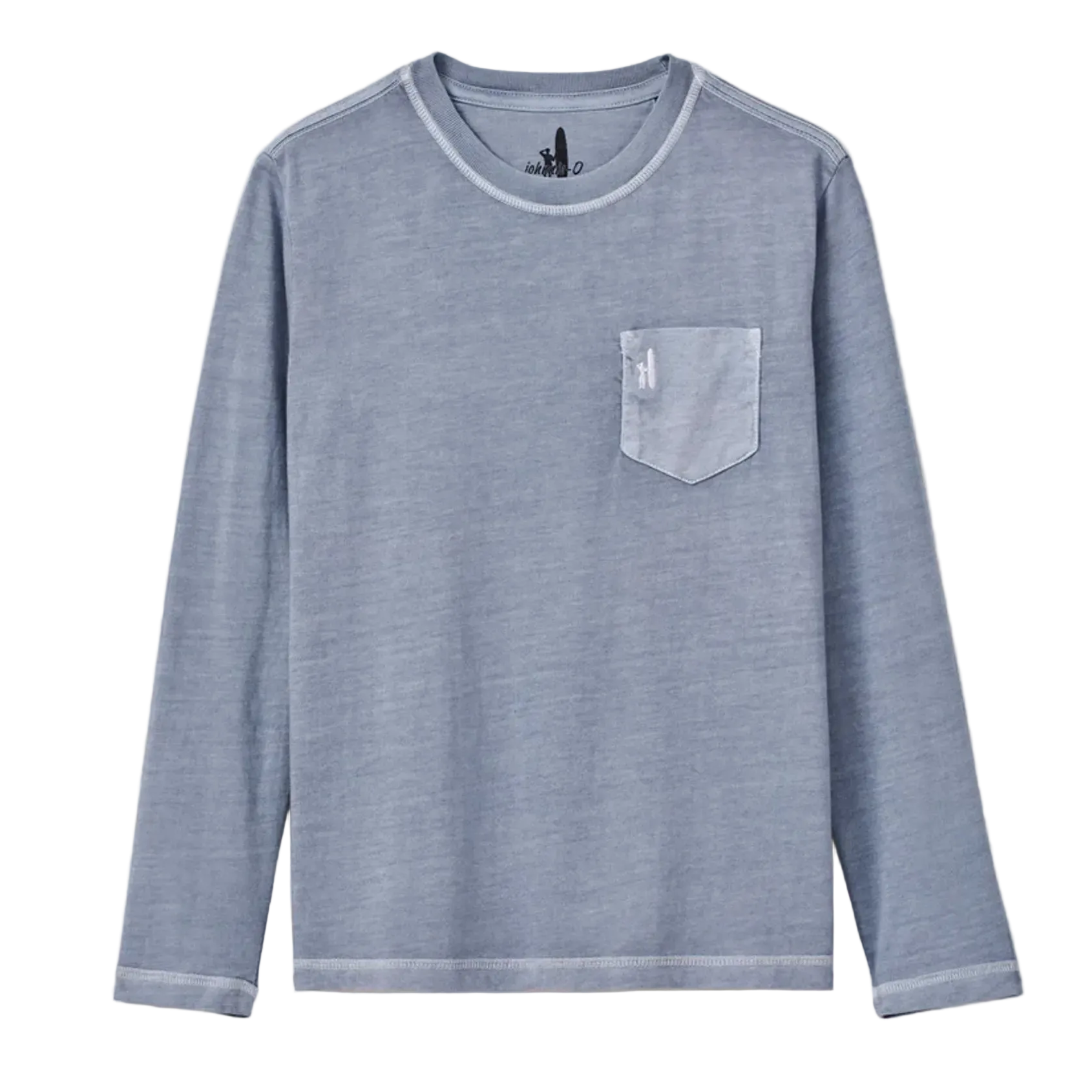 Brennan Jr. Long Sleeve Pocket T-Shirt Navy
