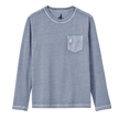 Brennan Jr. Long Sleeve Pocket T-Shirt Navy