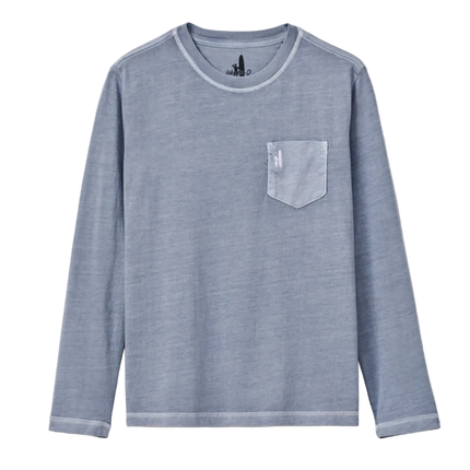 Brennan Jr. Long Sleeve Pocket T-Shirt Navy