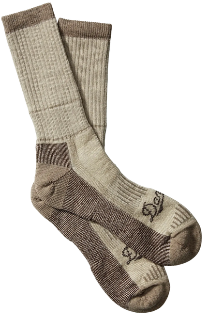 Hunt Midweight Merino Crew Brown Heather