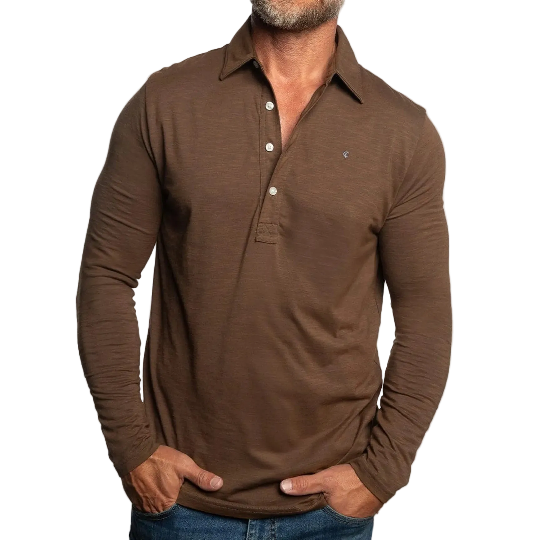 Brrr Long Sleeve Range Polo