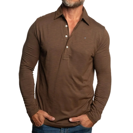 Brrr Long Sleeve Range Polo