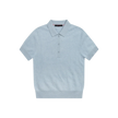 Brushed Bardot Cashmere Polo Sweater