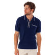 Bungalow Sweater Polo Navy