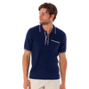 Bungalow Sweater Polo Navy