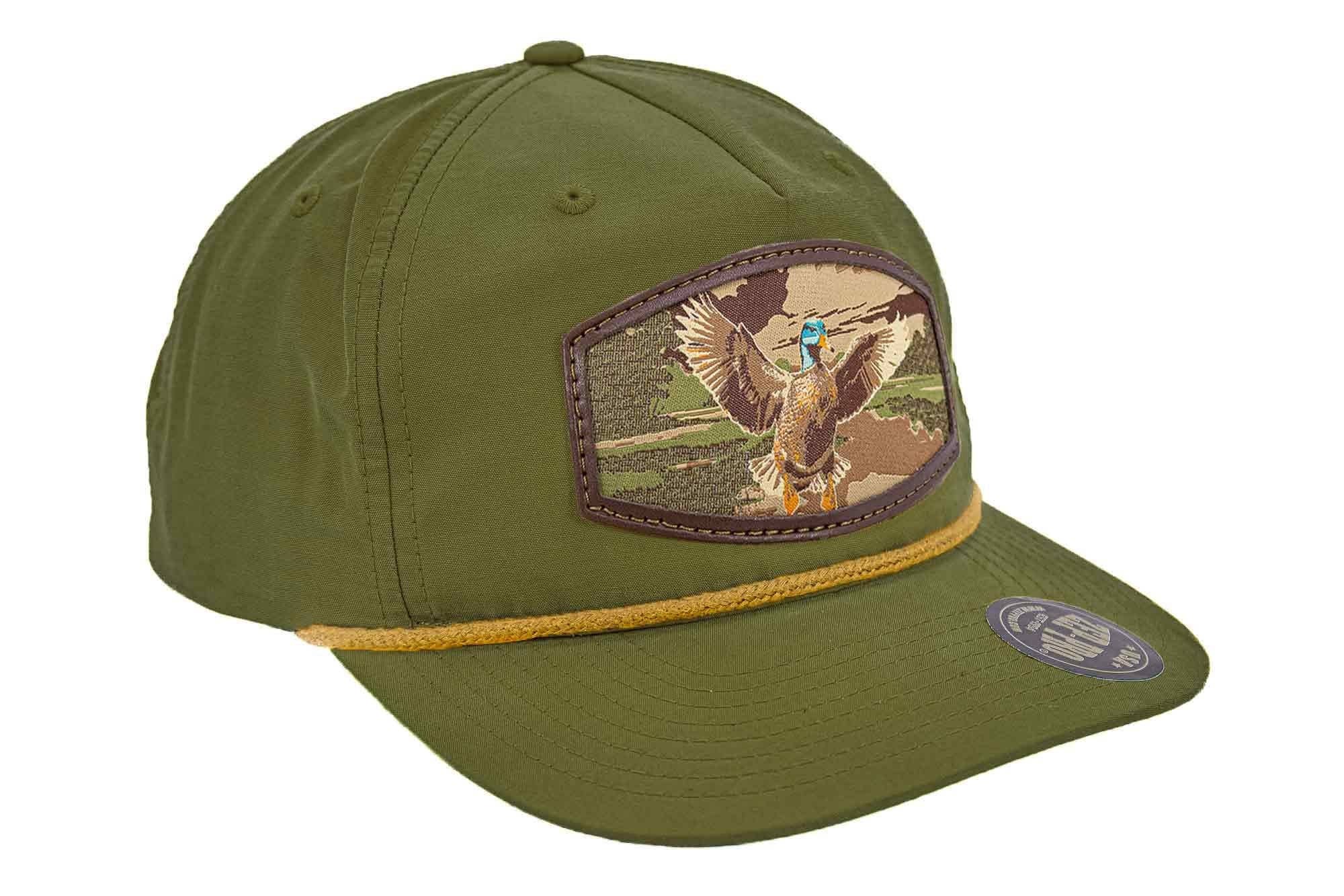 Mallard Woven Patch Rope Hat.