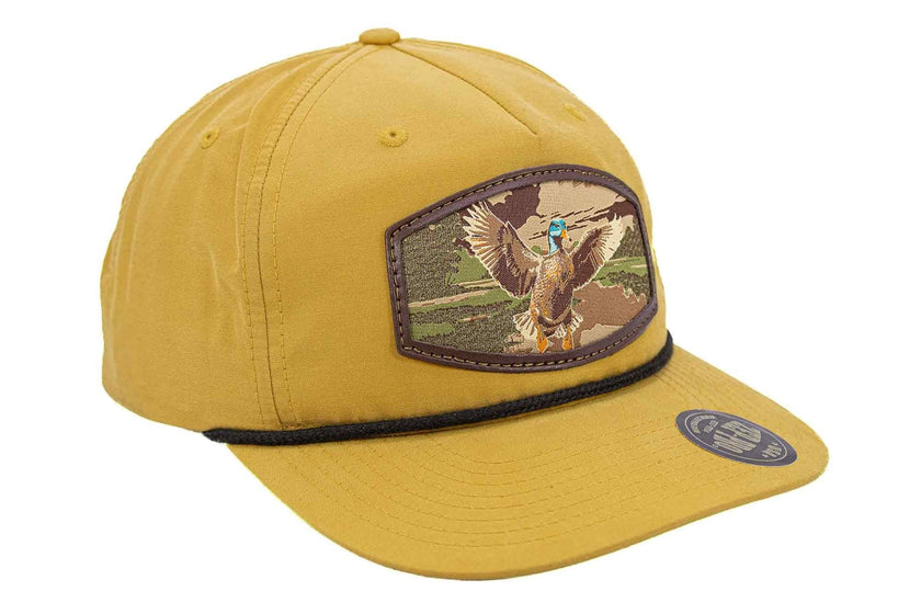 Mallard Woven Patch Rope Hat.