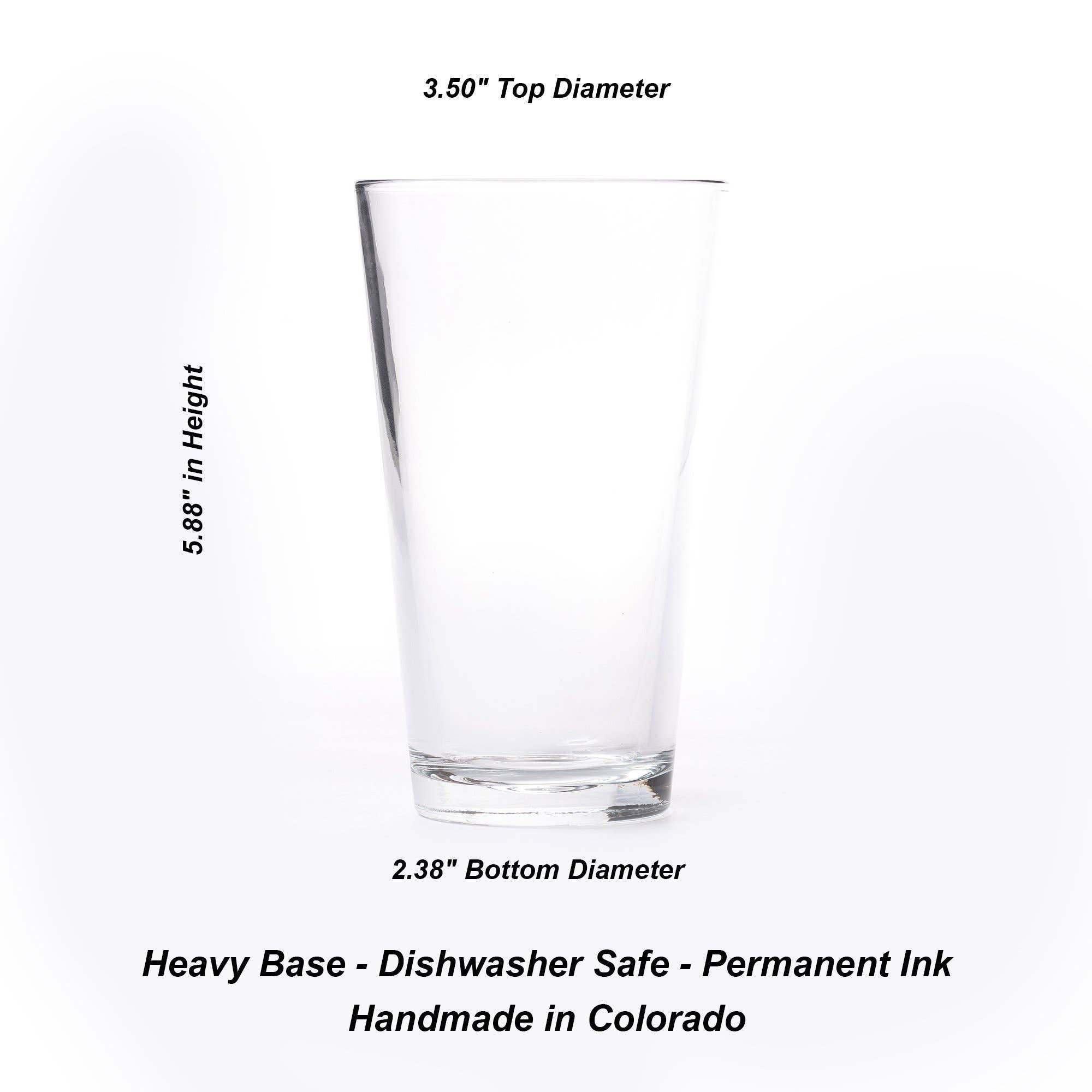 Fly Fishing Flies Pint Glasses