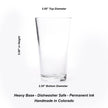 Fly Fishing Flies Pint Glasses