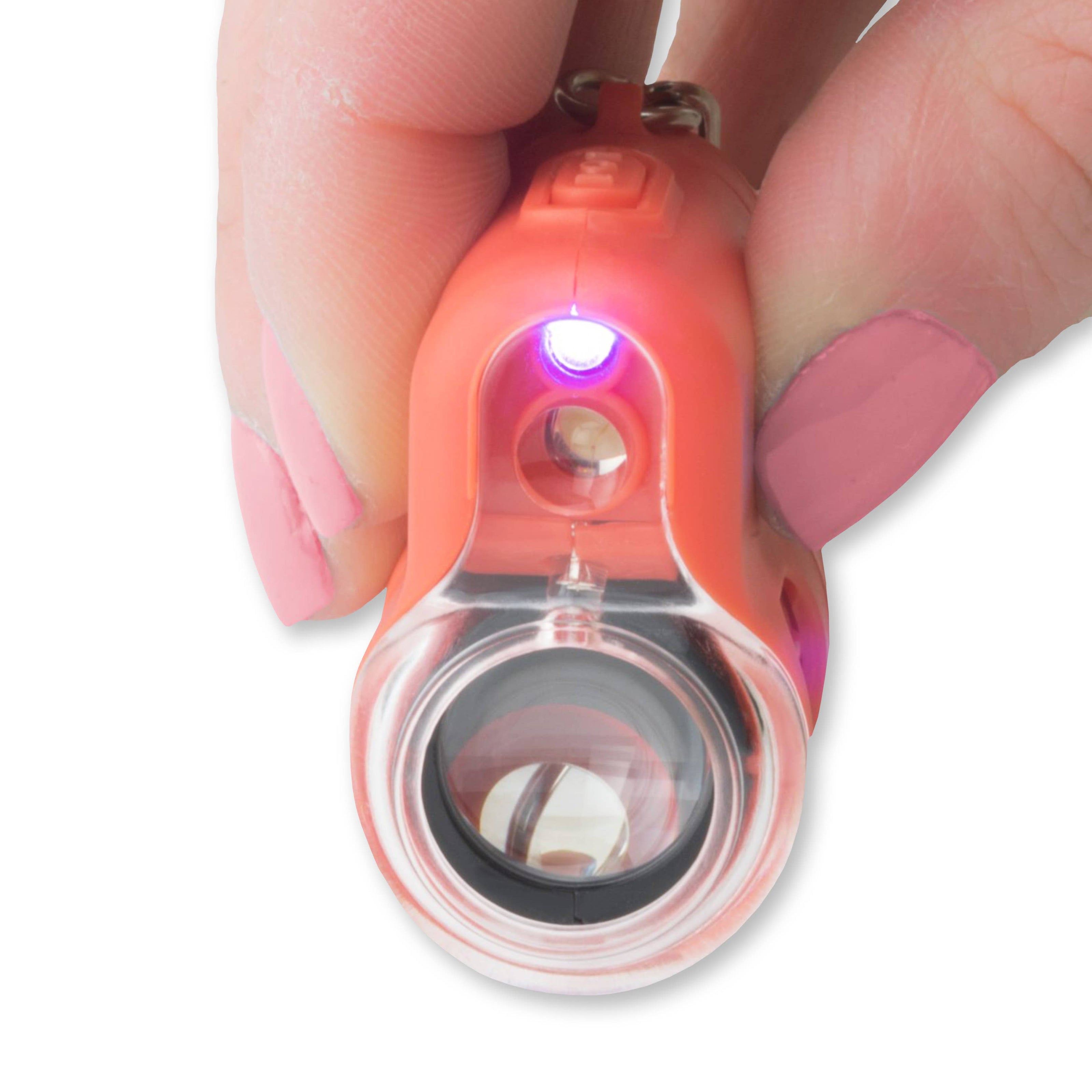 Mini 20x LED Microscope (Orange), Science Learning for Kids