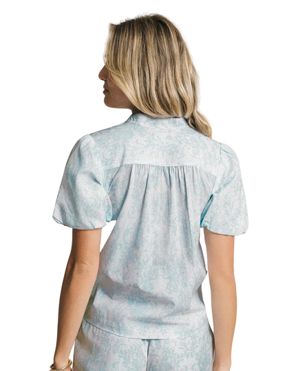 Cassia Bubble Sleeve Top