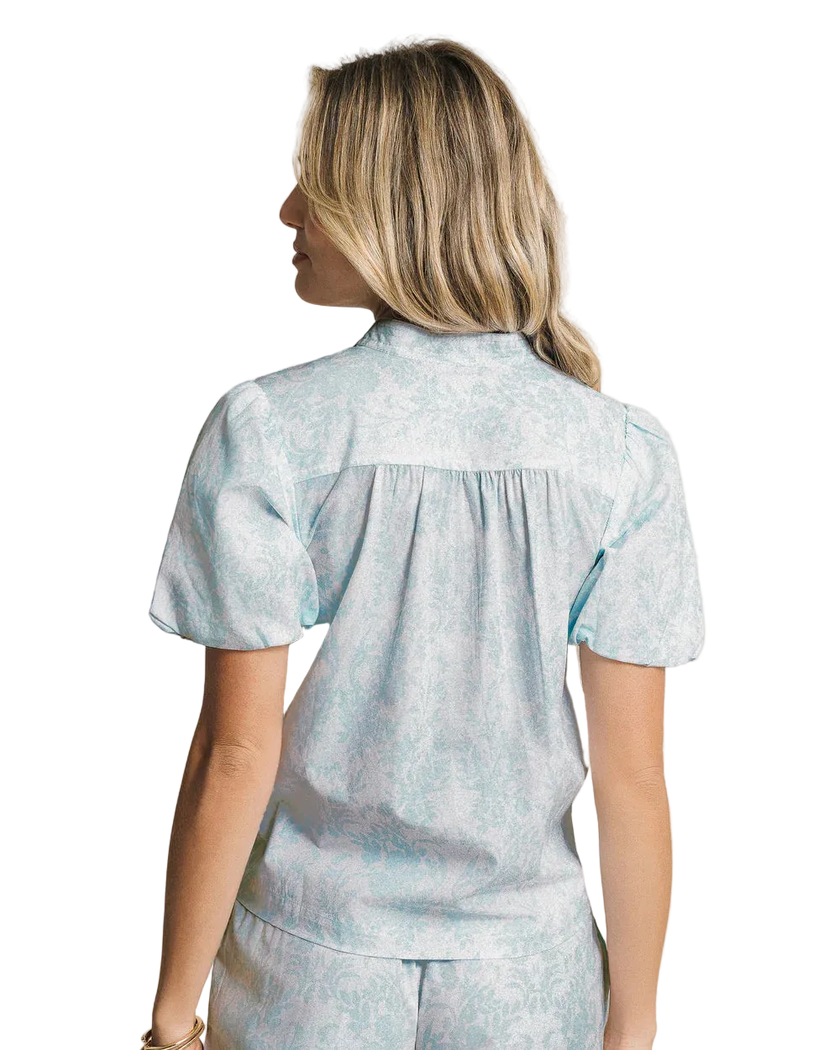 Cassia Bubble Sleeve Top