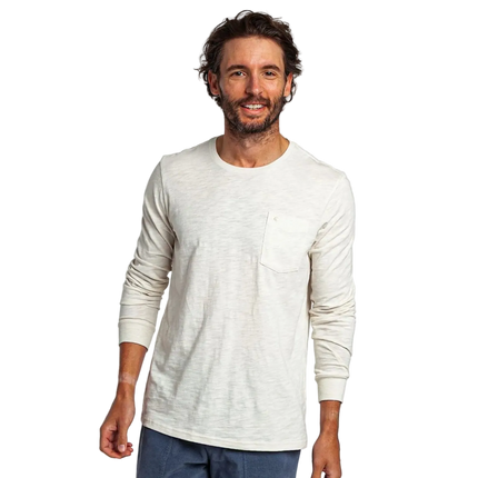 Cotton Slub Long Sleeve T-Shirt