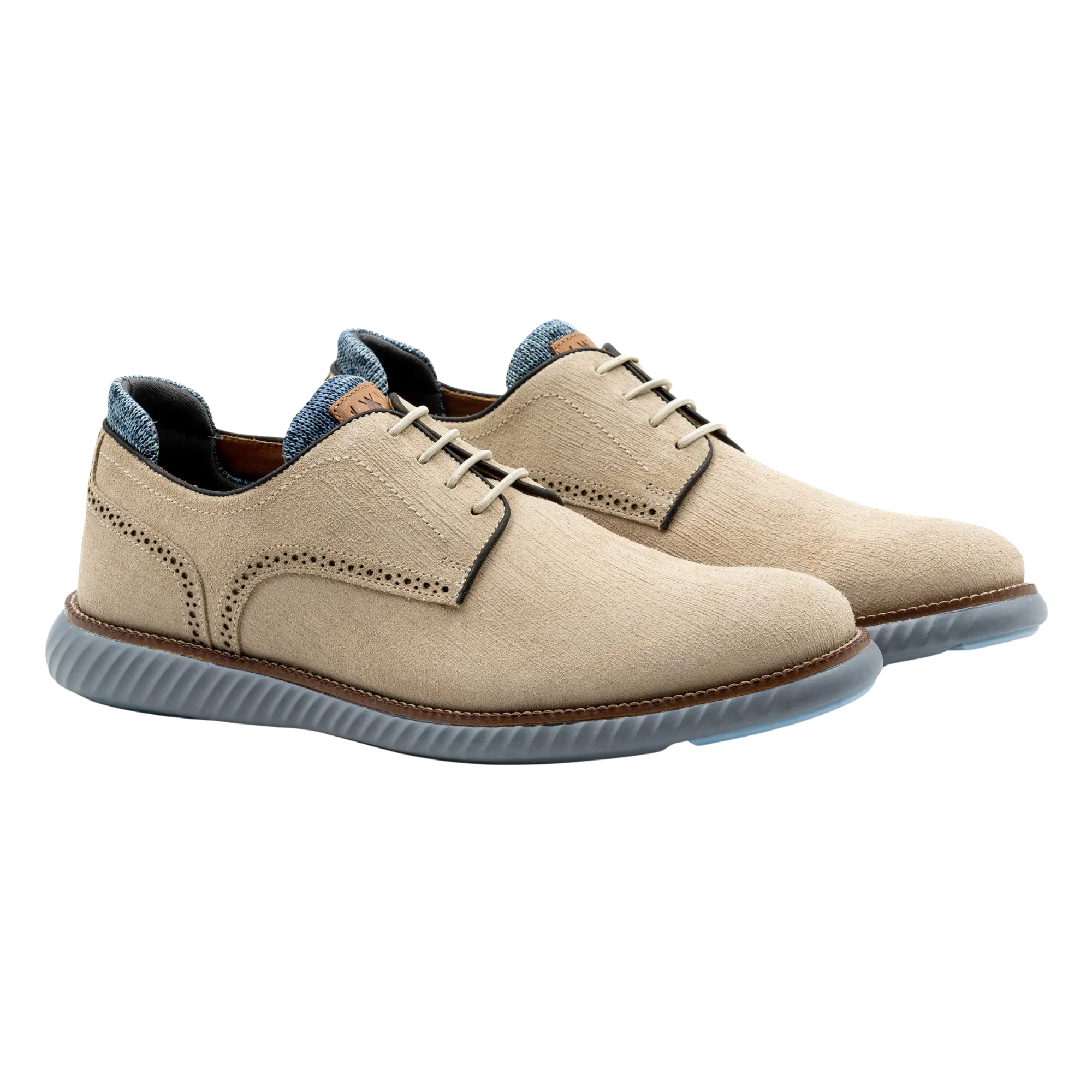 Countryaire Suede Plain Toe - Bone
